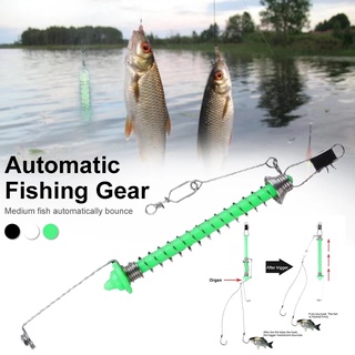 Automatic Fishing Hook Set Spring Ejection Fishhook Fish Fast Catcher  Fishing Gear