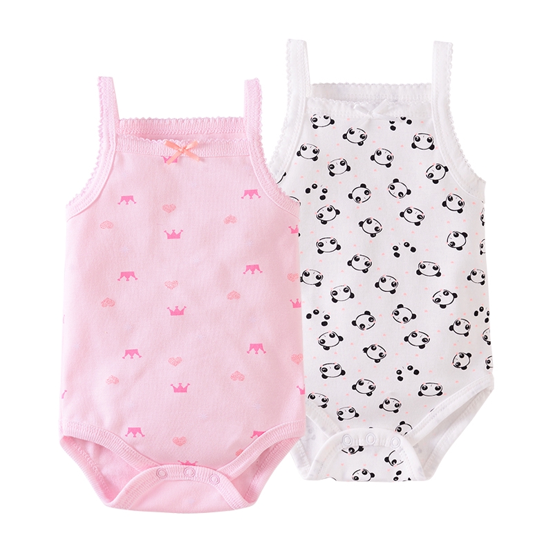 Baby girl 2025 sleeveless onesies