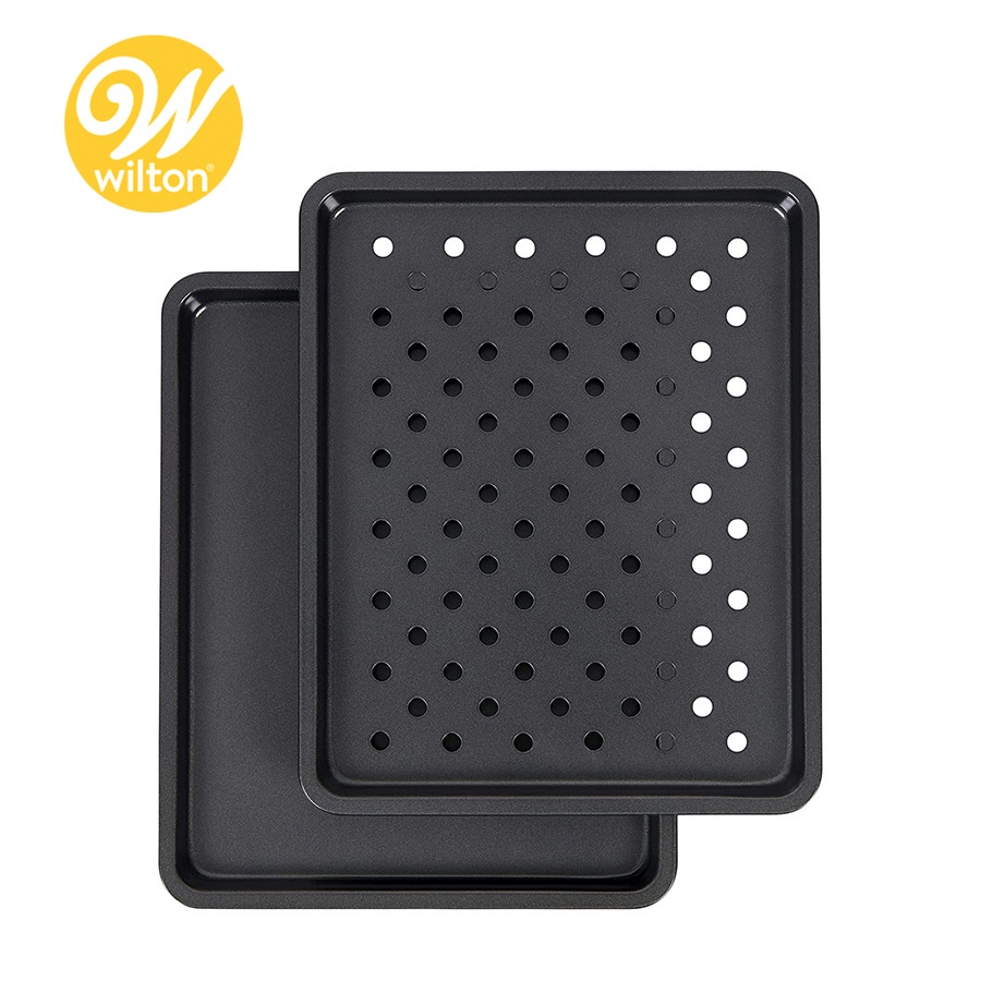 Wilton Perfect Result Toaster Oven Sheet & Pan Crisper Set Shopee