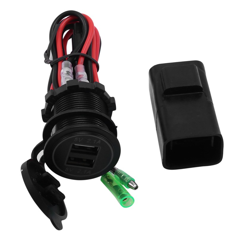 Type-C USB Fast Charger For Kawasaki Versys 650 1000 X300 400 650 Motorcycle Accessory With Relay