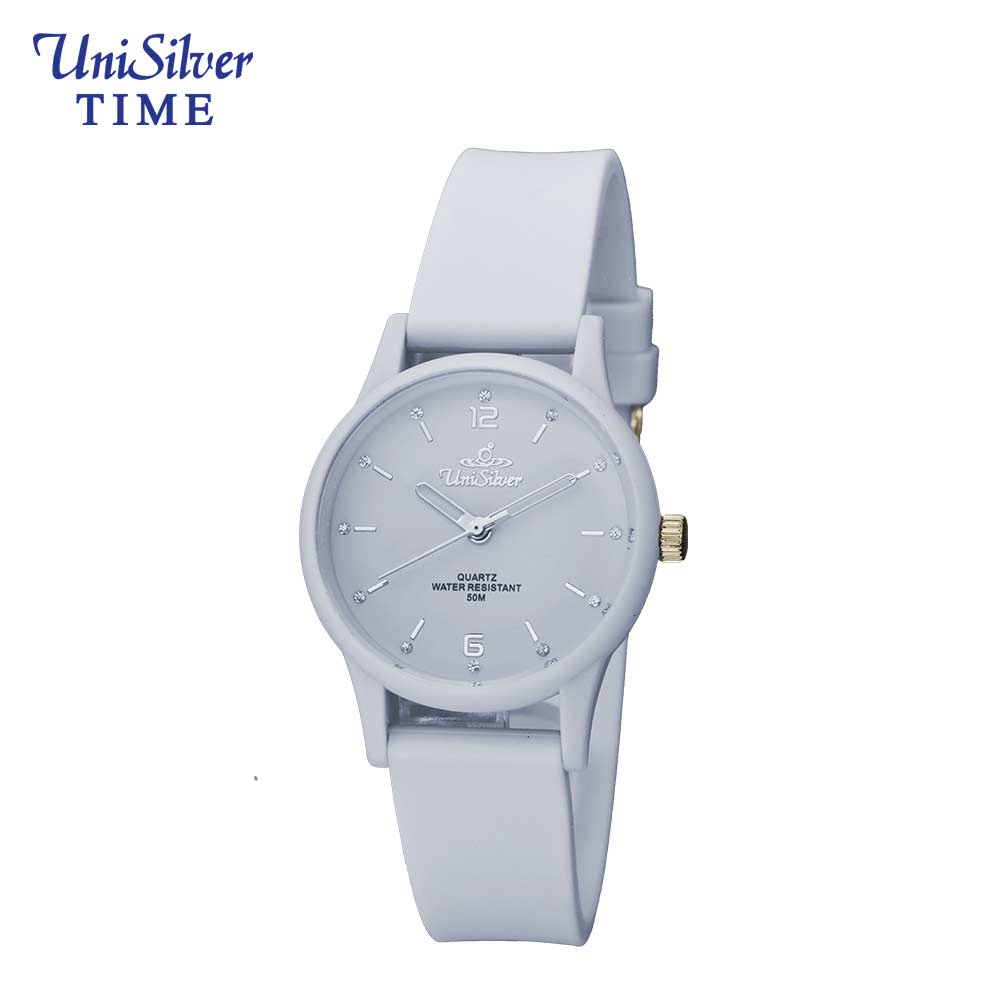 UniSilver TIME Women's Analog Lavender Rubber Watch KW4276-2008 ...