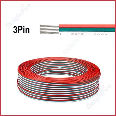 10-20m 22AWG 2/3/4/5/6Pin Power Wire Side 12V LED LED Light Connection ...