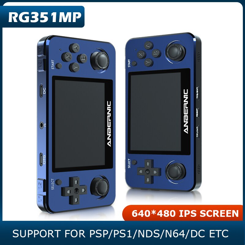 RG351MP Retro Game Consoles Built-in 2400+ Retro Games For PSP/PS1/MD ...