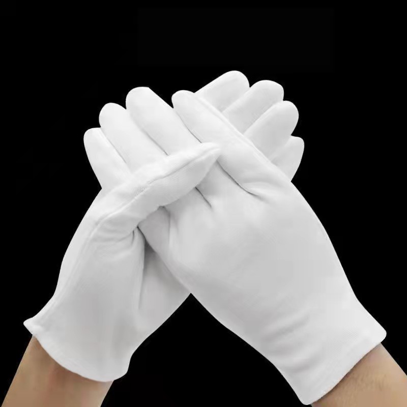 Gloves White Gloves Polyester Cotton Etiquette Gloves Shopee Philippines
