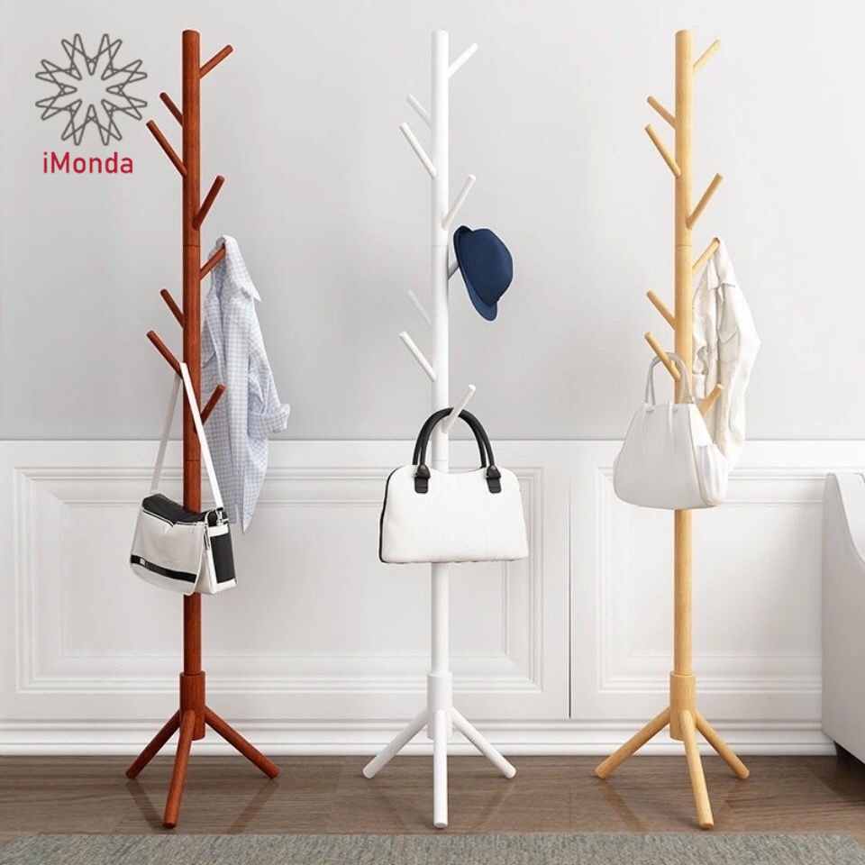 NEW Coat rack stand simple solid wood hanger home decoration clothes ...