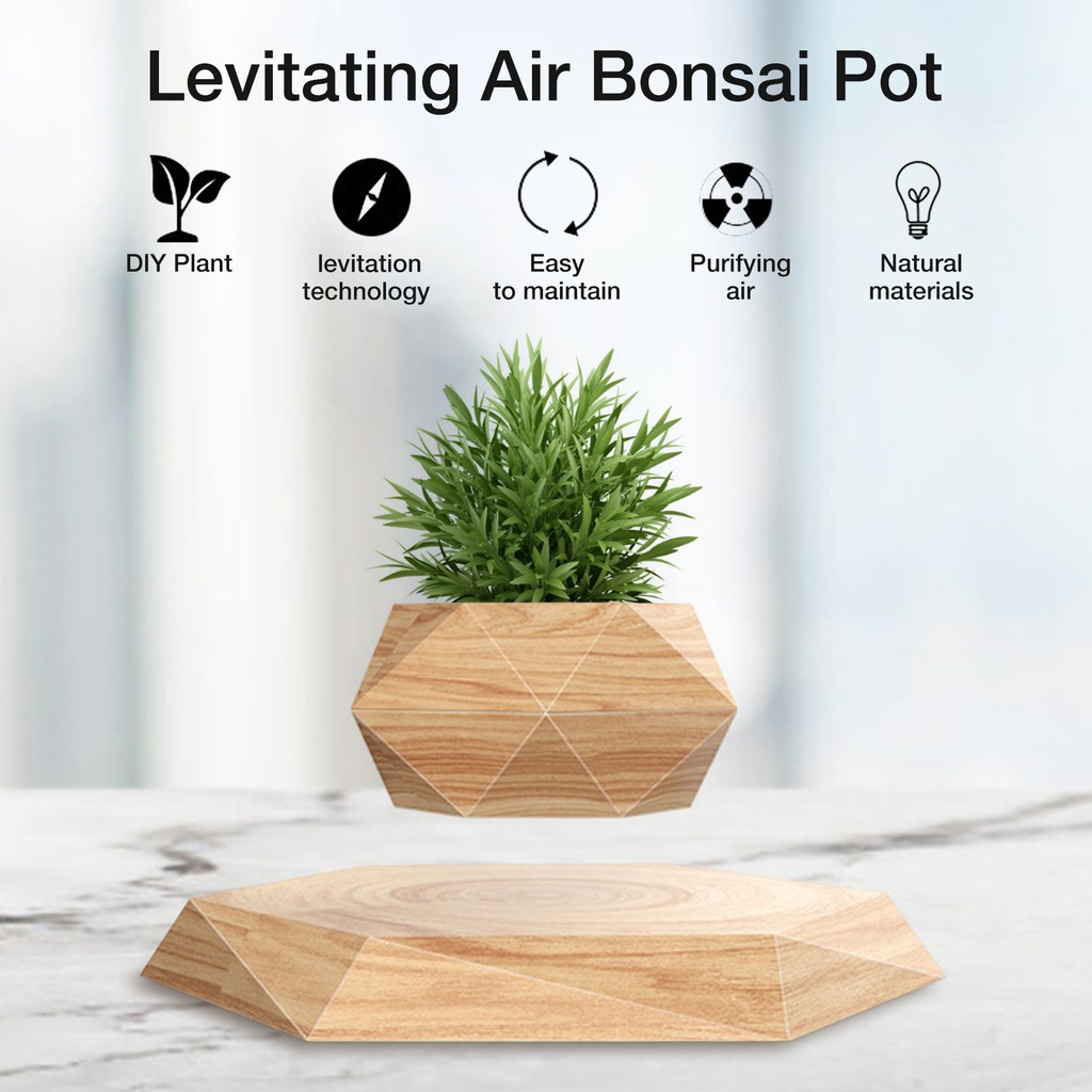 Levitation Floating Plant Pot Levitating Air Bonsai Pot