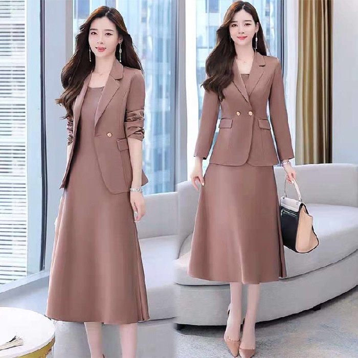 Loose blazer dress best sale