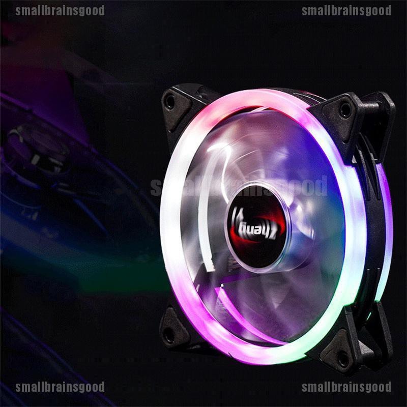 Smph LED Cooling Fan RGB 12cm DC 12V Brushless Cooler For Computer Case ...