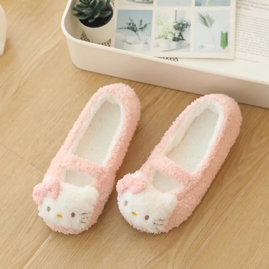 Cute Slippers Sanrio Anime Cinnamoroll My Melody Kuromi Hello Kitty