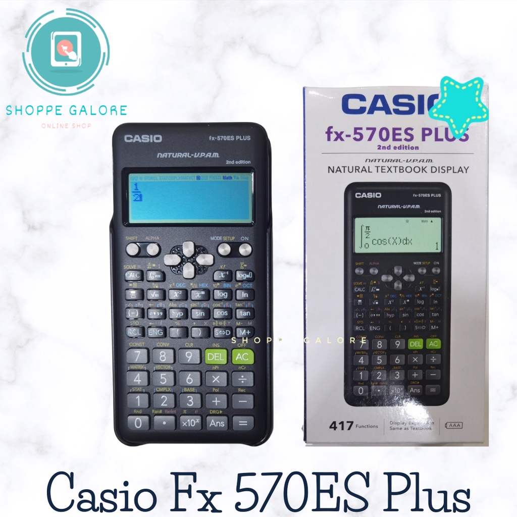 Casio fx 570 discount es plus battery