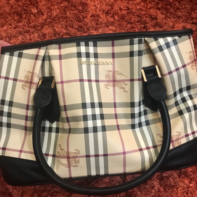 Burberry two way sales bag