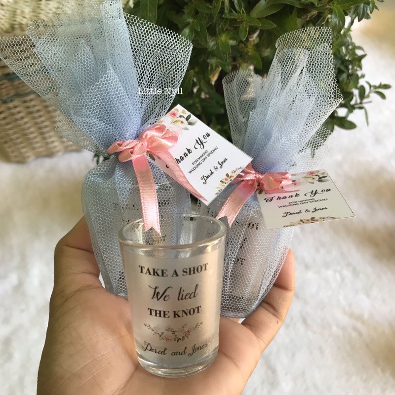 Shot glass party clearance favors