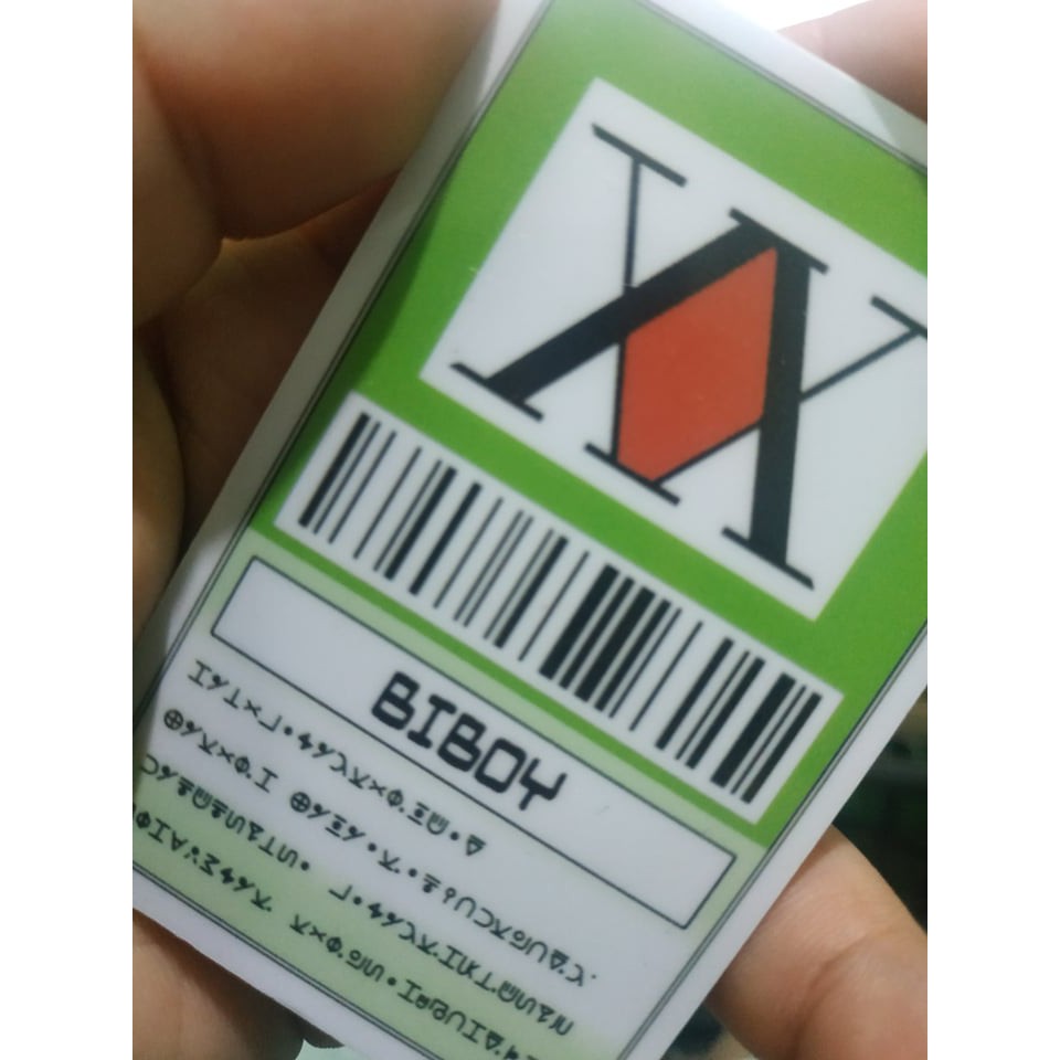 triple star hunter license hunter x hunter (personalize) Shopee