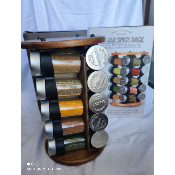 20 Jar Spice Rack (OLDE THOMPSON) Shopee Philippines