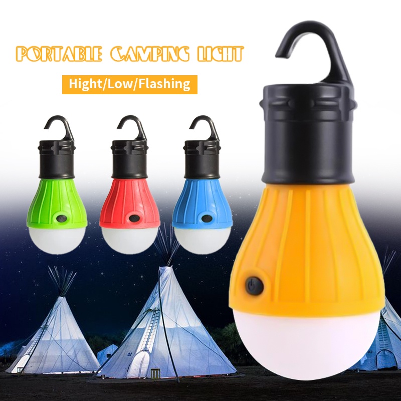 LED Camping Lamp Outdoor Tent Light Portable Waterproof Lighting