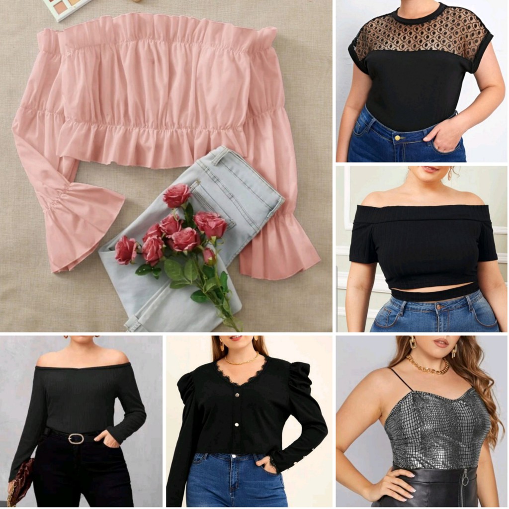 SHEIN, Tops, Shein Curve Peplum Polka Dot Off The Shoulder Top 2x