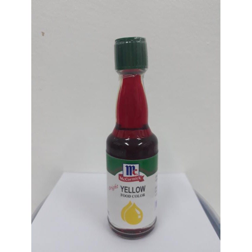 McCormick Yellow Food Color 24x20ml (1CASE) Food Coloring Shopee