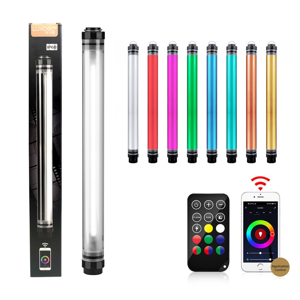 Luxceo p7rgb p7 pro rgb led light handheld photography light stick tube