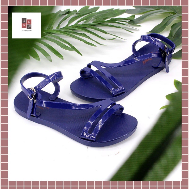 Women's sandals with rubber on sale soles