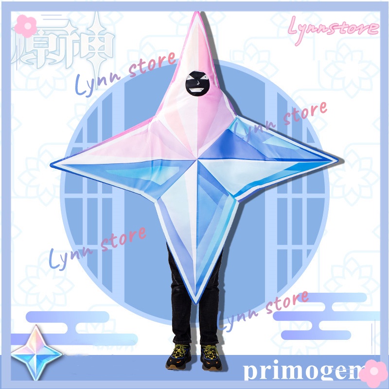 Genshin Impact Primogem Cosplay Costume Spoof Uniform Party Cosplay ...