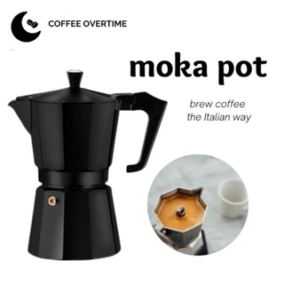 Espresso Maker, 3 Espresso Cups Moka Pot - 5 Oz (150ml) Manual Cuban Coffee  Filter Maker Premium Aluminum Mocha Italian Espresso Greek Coffee