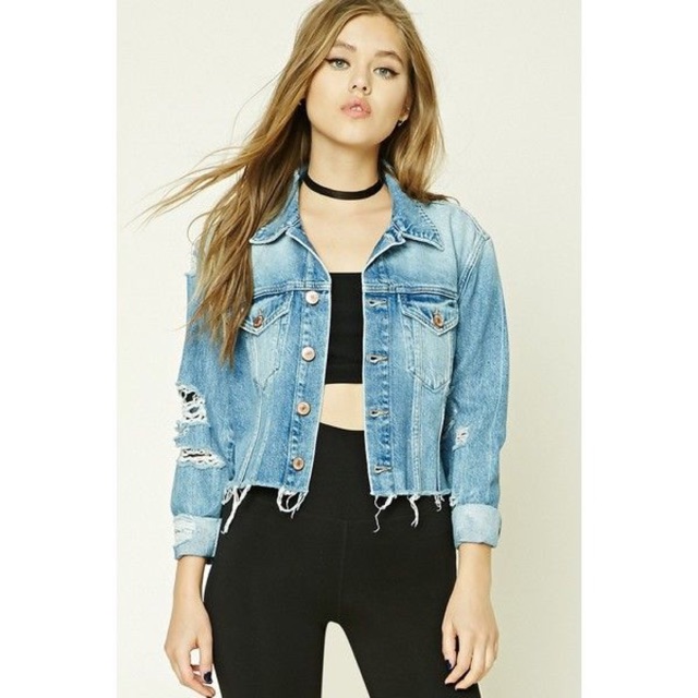 Jeans jacket forever on sale 21