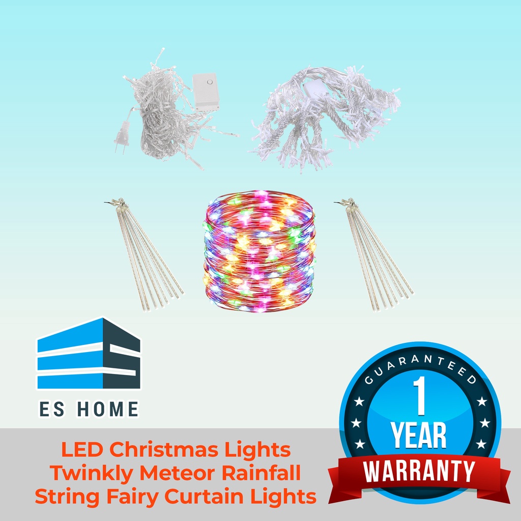 Fashion Brightex LED Christmas Lights Twinkly Meteor Rainfall String