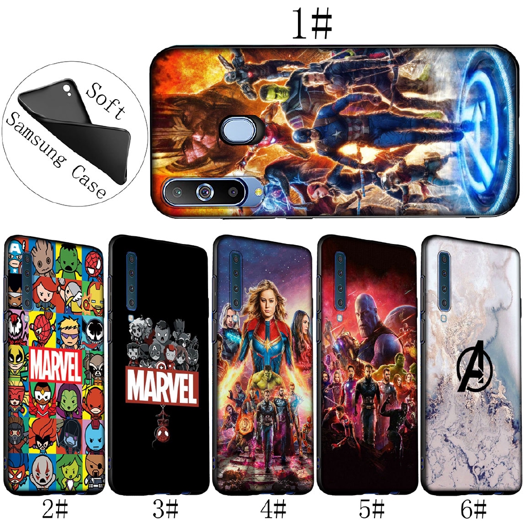 Samsung Galaxy A10 A30 A40 A50 A70 M10 M20 M30 Soft Cover Marvel Avengers Endgame Thanos Phone 7805