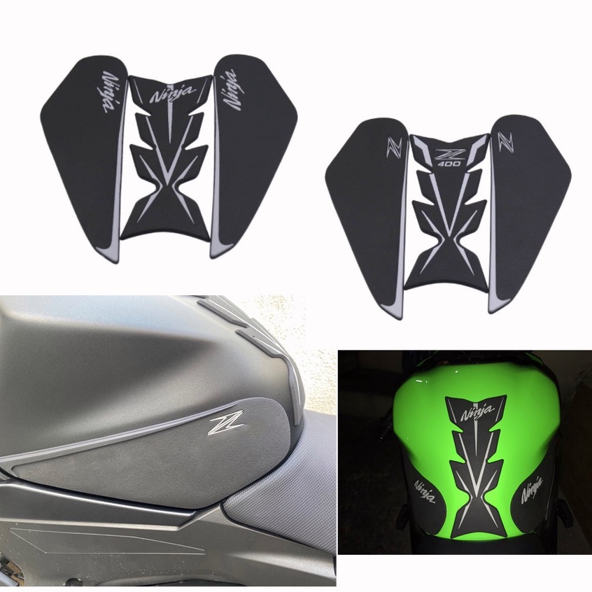 Full set Tank Pad Rubber Stickers zx25r | z400 | ninja 400 accessories ...