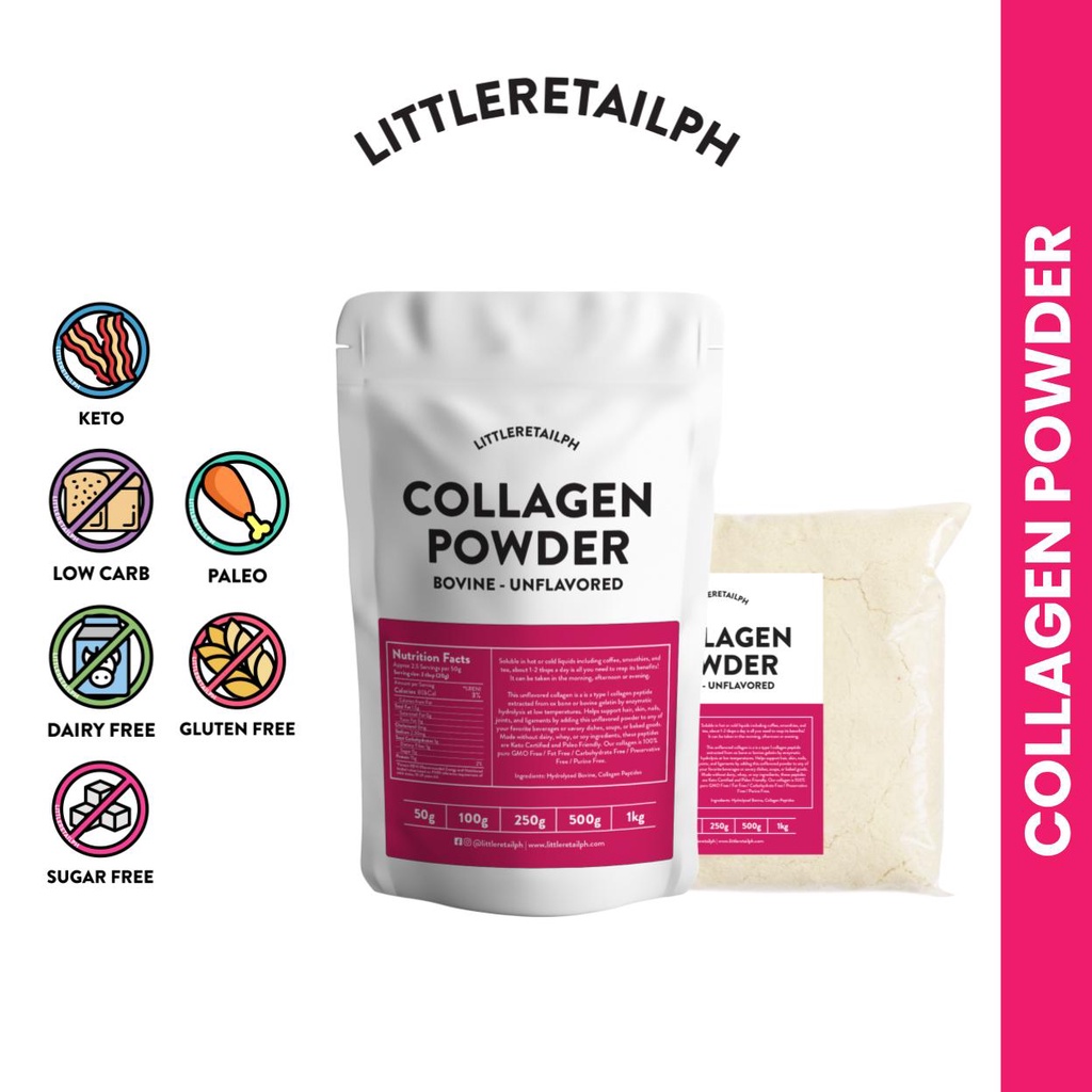 Collagen Powder Bovine, Unflavored Keto / Low Carb Shopee Philippines