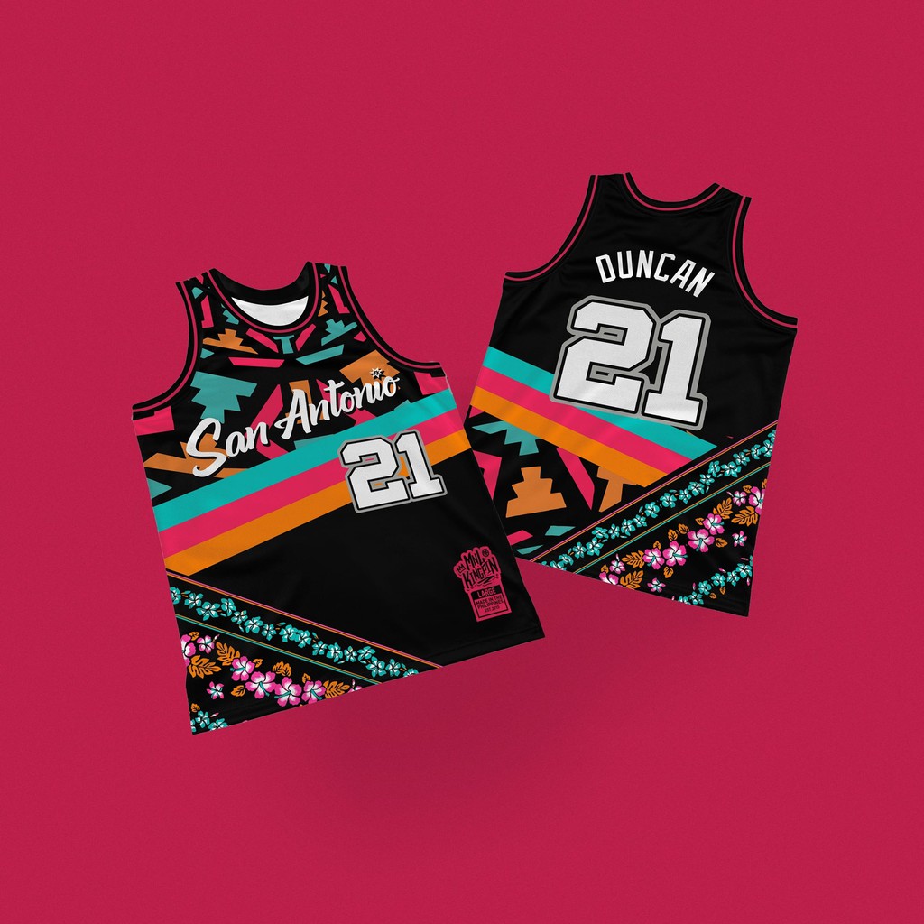 Retro hot sale spurs jersey