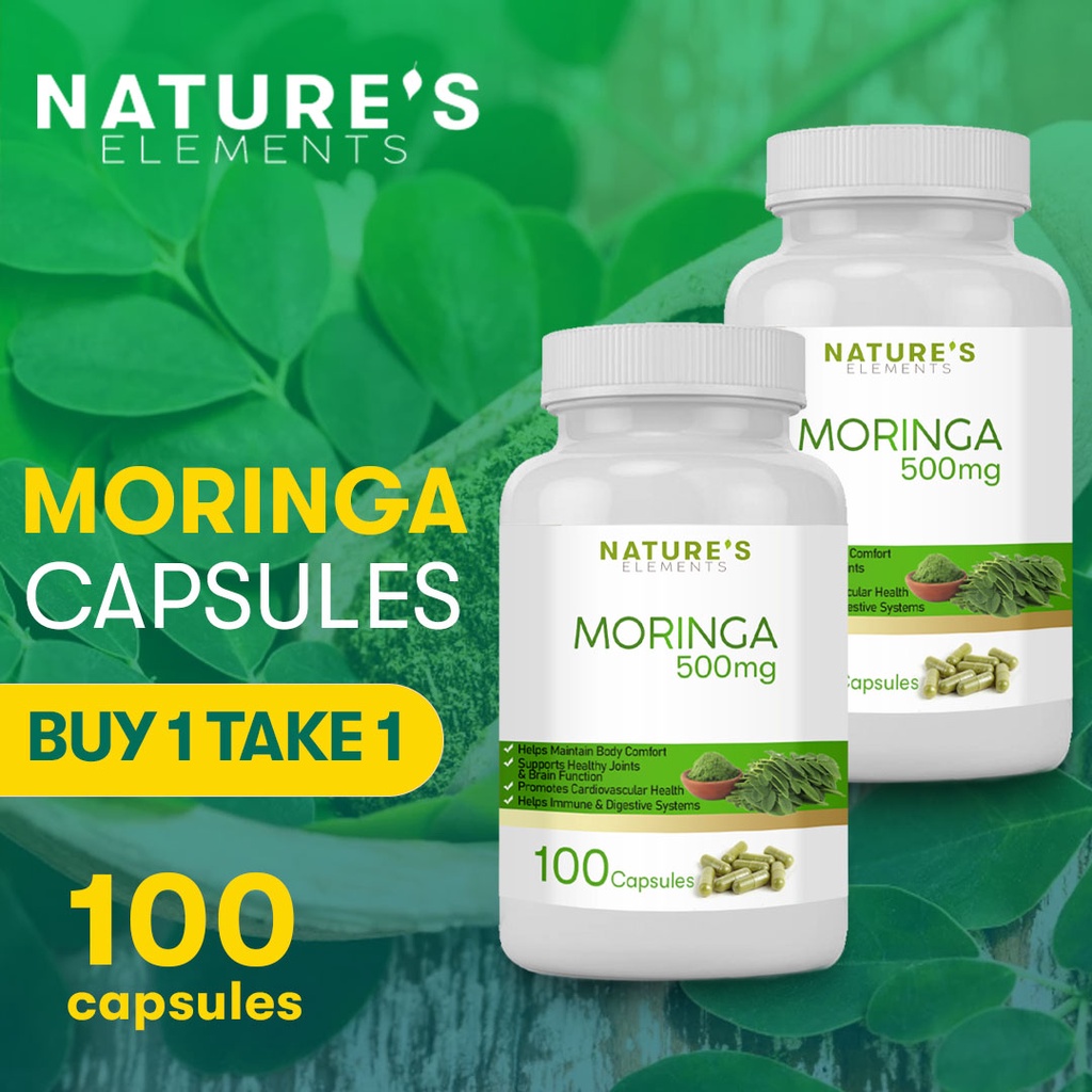 Buy 1 Take 1 Organic Moringa Capsules 100 Capsules Malunggay Capsules Moringa Herbal