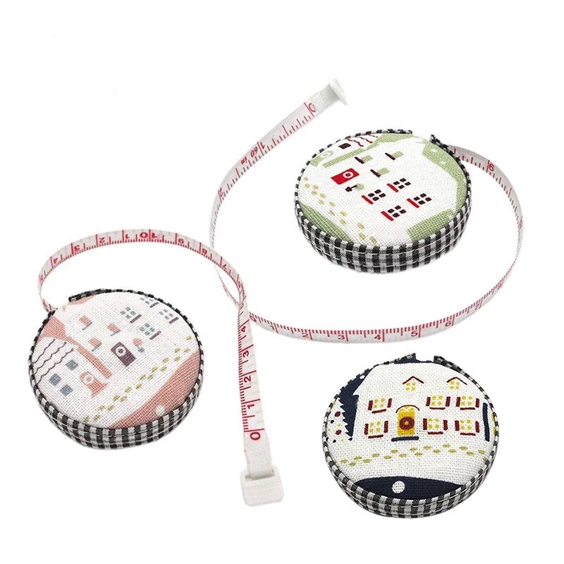 1.5m/60in Retractable Soft Measuring Ruler Sewing Tailor Tape Measure ...