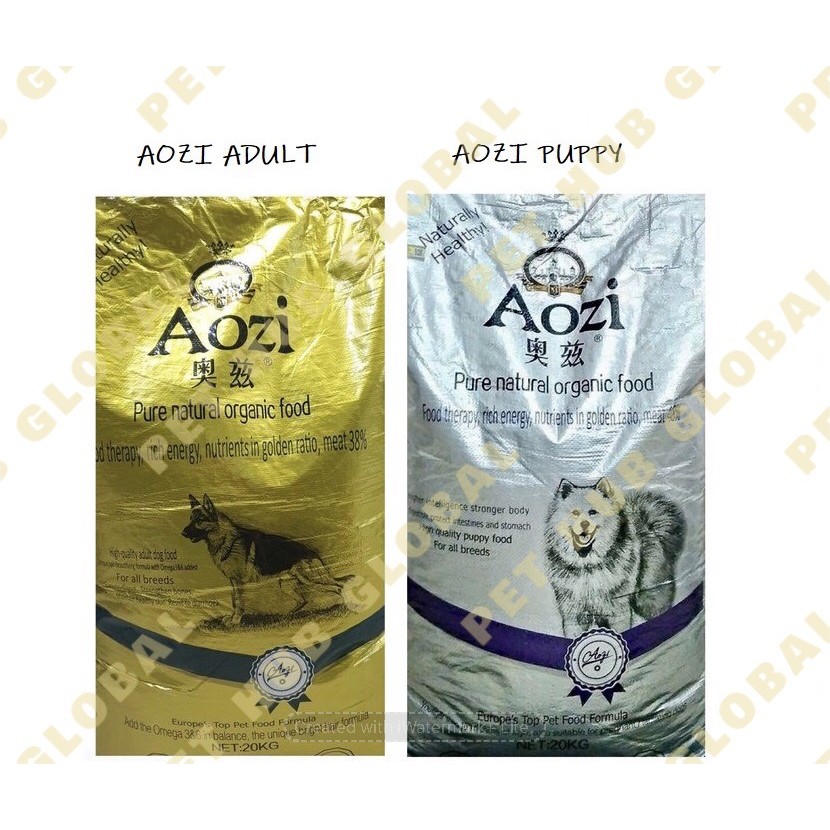 AOZI DOG FOOD PURE NATURAL ORGANIC 1 BAG (20kgs) Shopee Philippines