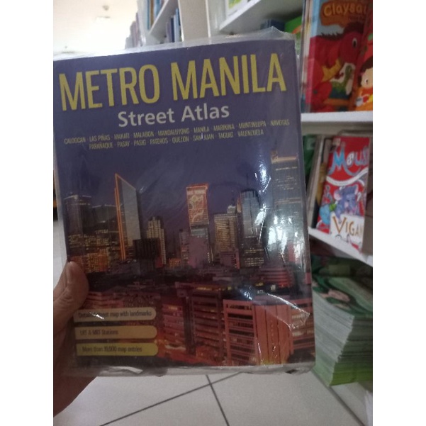 METRO MANILA Street Atlas/ Philippines Road And City Handbook | Shopee ...