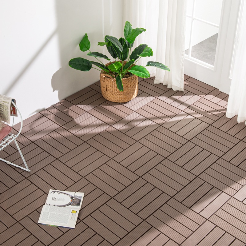 30*30cm Plastic wood floor Anticorrosion WoodPlastic Composite WPC