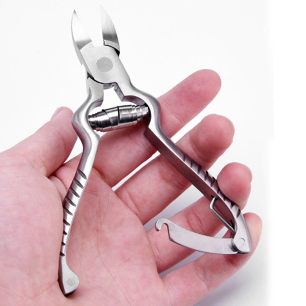 New Stainless Steel Thick Hard Toe Nail Clippers Plier Heavy Duty