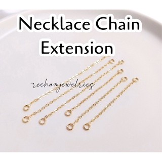 Necklace Extender Rose Gold Plated Stainless Steel Extension 