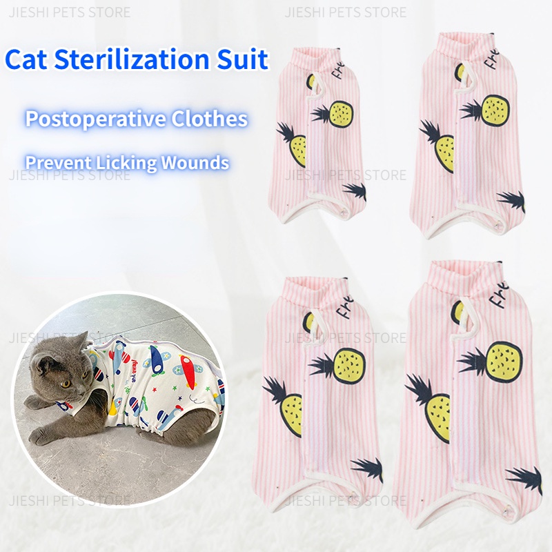 Cat Surgical Suit Female Cat Sterilization Suit Weaning Suit Postop