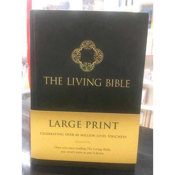 THE LIVING BIBLE Large Print Edition Hardcover Green Shopee   48137fce972d5d9c03bd8d6586c0c432