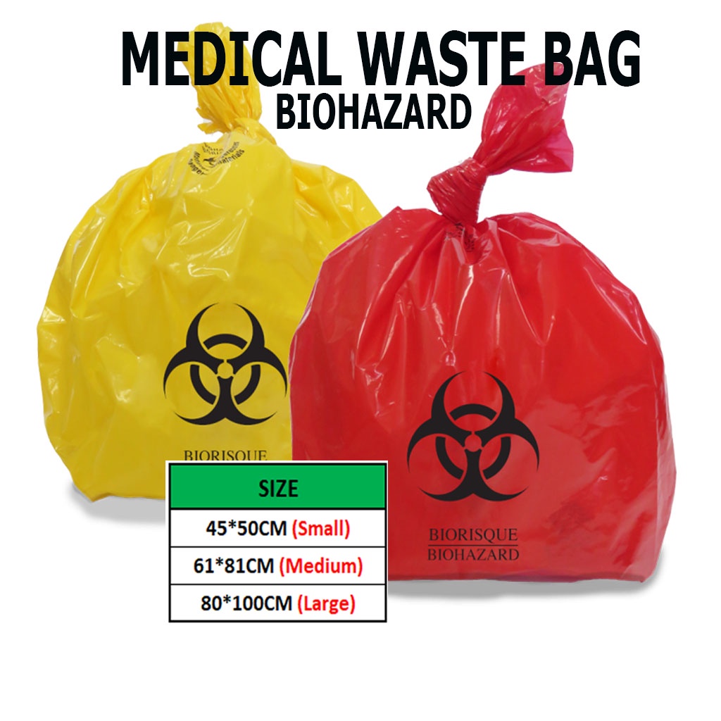 BIOHAZARD MEDICAL WASTE BAG AUTOCLAVABLE PER PIECE Shopee Philippines