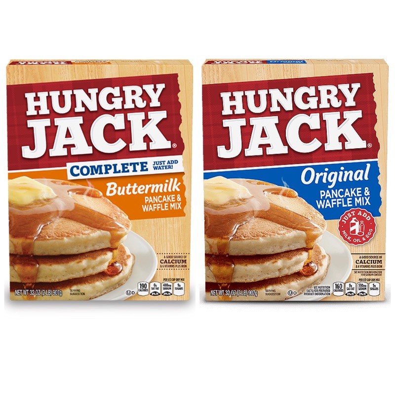 Hungry Jack PANCAKE & WAFFLE MIX Net Wt 32 Oz (2Lb) 907g | Shopee ...