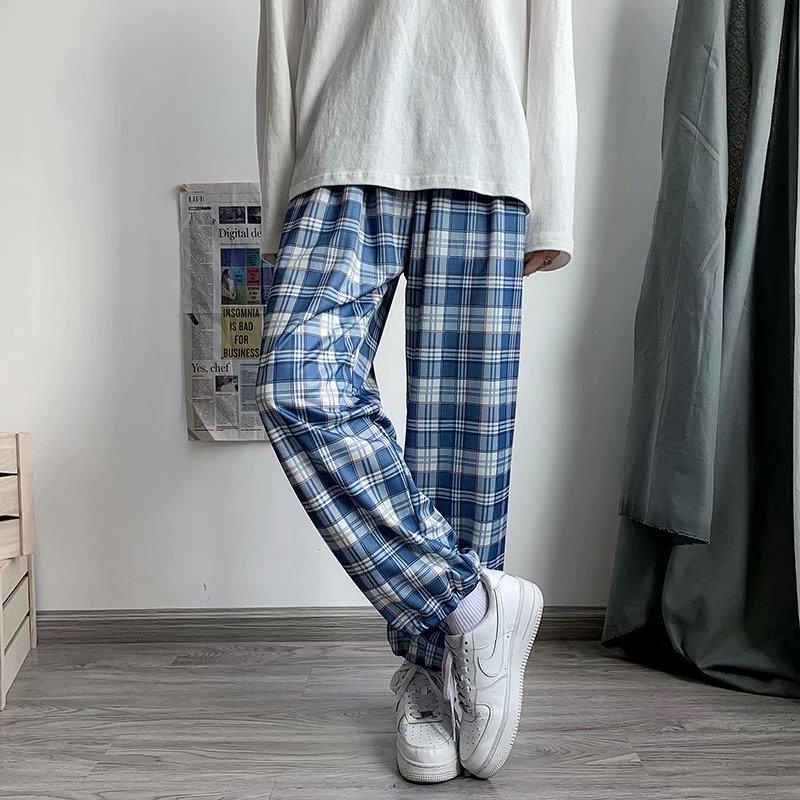 Mens plaid store ankle pants