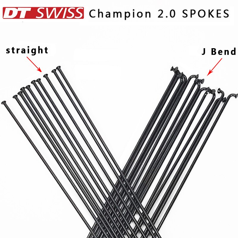 Bicycle Spokes DT Swiss Champion 2.0 Round Stainless steel Spokes J ...