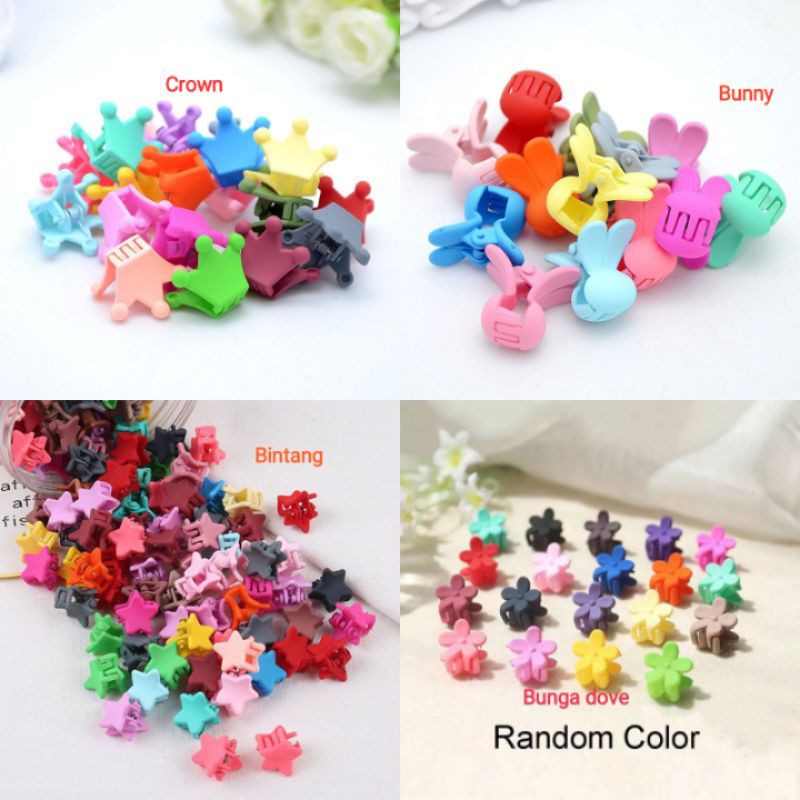 Cute patterned hair clips / Mini hair bangs clips / Baby hair clips ...