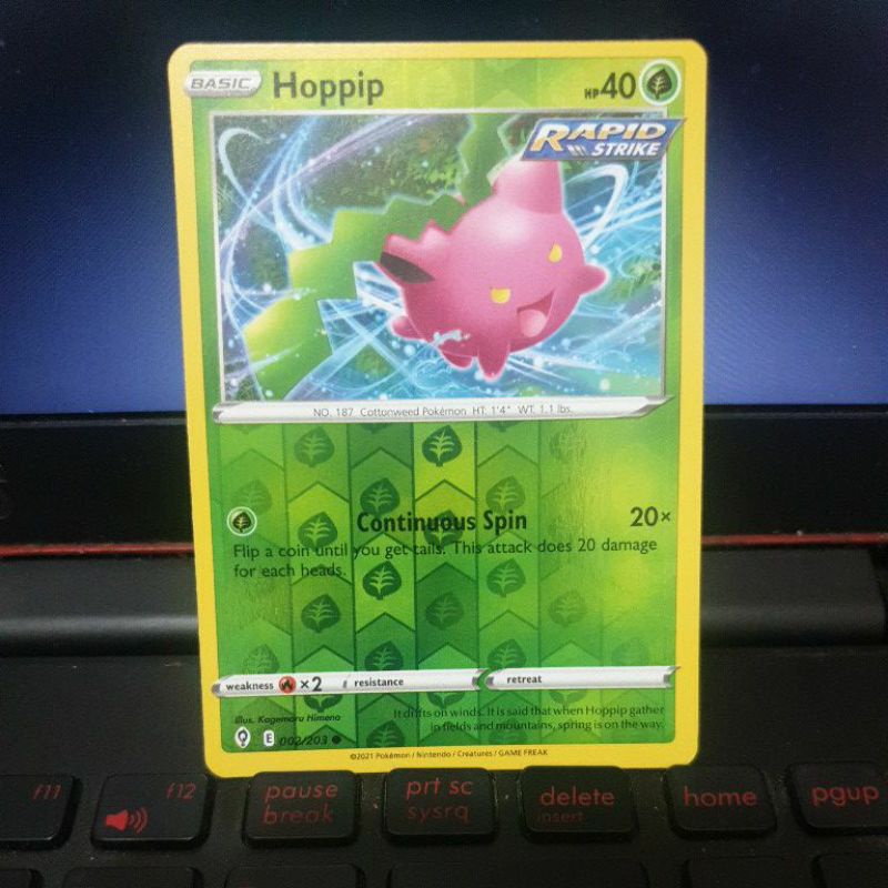 Pokemon Carta Singola ELEMENTAL BADGE 147/203 - Reverse Holo Dall'espansione EVOLVING SKIES - 2