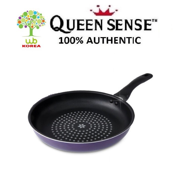 QUEEN SENSE Diamond Cast Fry Pan 26cm (Violet) | Shopee Philippines