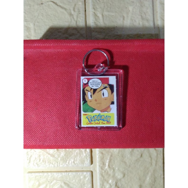 Vintage Pokemon Tagalog Teks Card Keychain Shopee Philippines