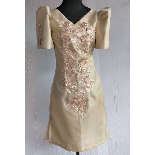 Modern Filipiniana 3D lace Patching