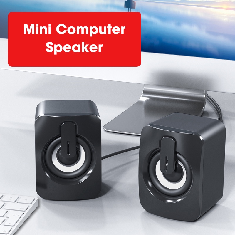 Mini USB Computer Speakers Home Cinema Sound Box Stereo Subwoofer ...